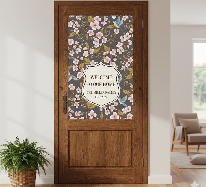 Adesivos de portas de madeira para decoração: saiba onde comprar
