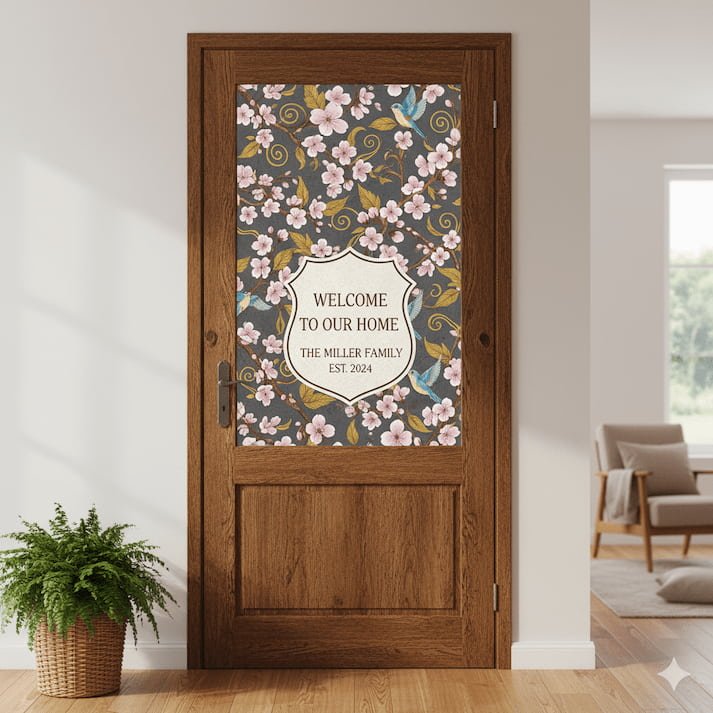Adesivos de portas de madeira para decoração: saiba onde comprar