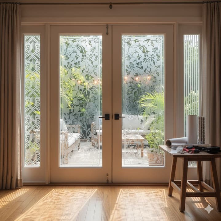 Vale a pena investir em adesivos decorativos para vidros de porta?