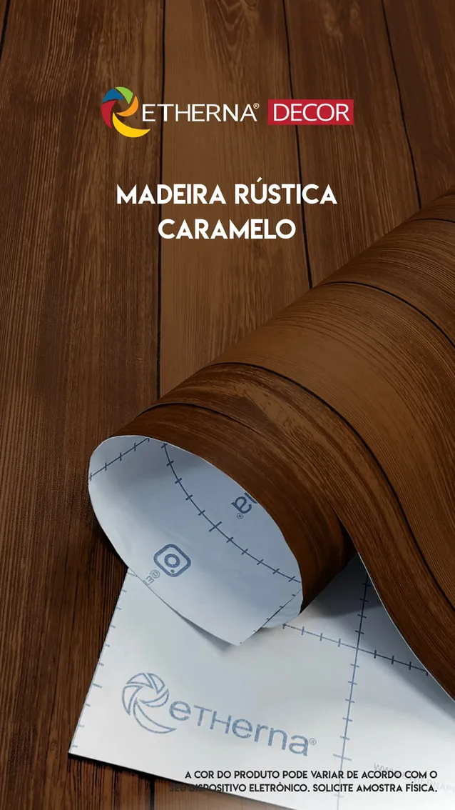 Madeira Rústica Caramelo